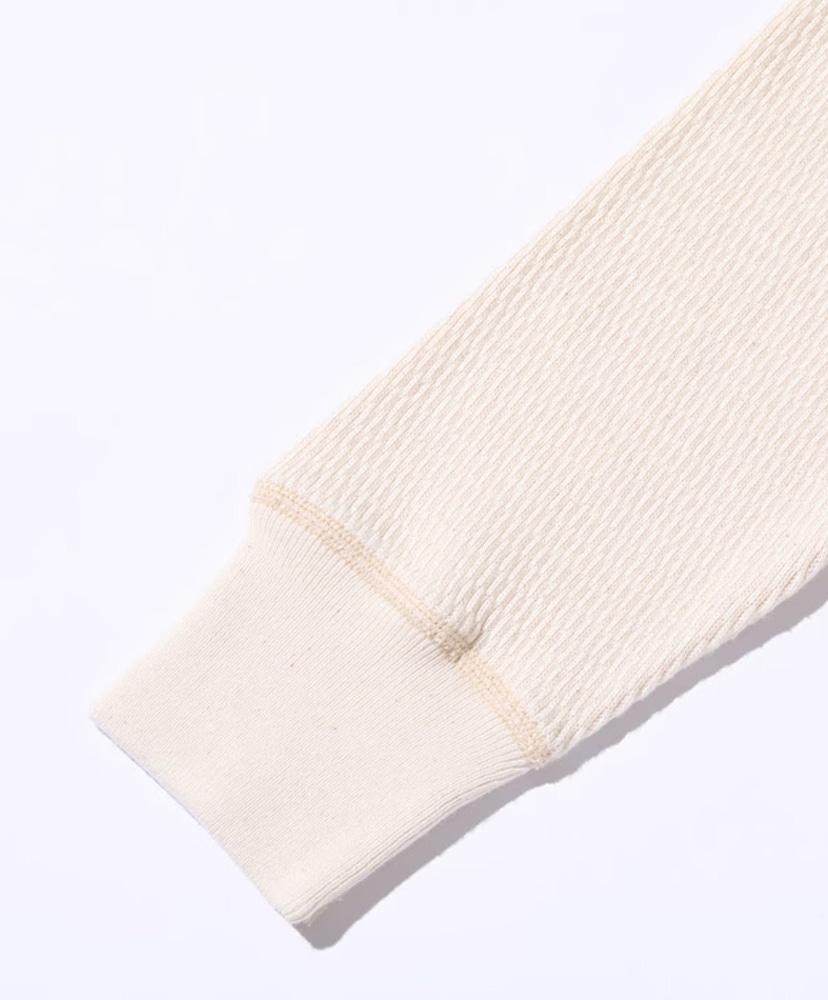 Buzz Rickson's Thermal Henley Neck T-shirt Natural/ナチュラル L(MEN)