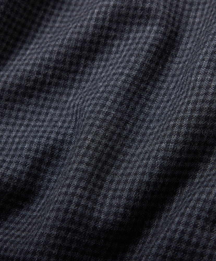 Super120's Wool Check Shirt Black/ブラック L(MEN)
