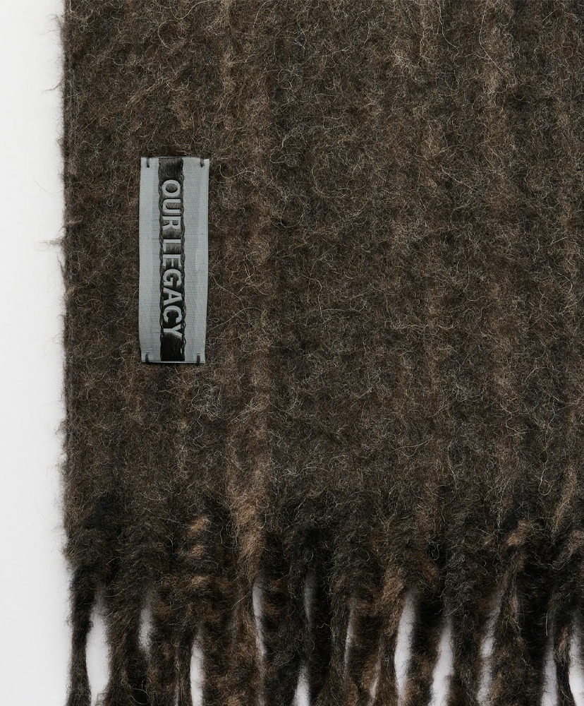 Estate Scarf - Choco Pressed Wave Alpaca Choco Pressed Wave Alpaca/チョコプレストウェーブアルパカ OS(MEN)