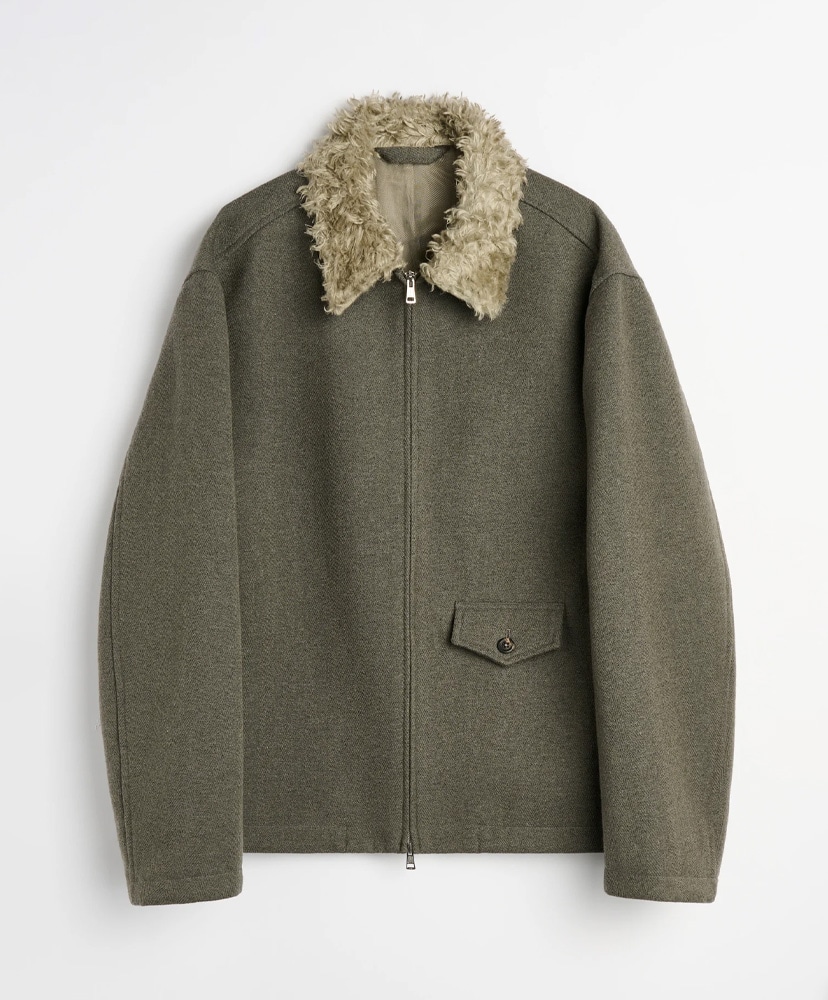 Night Pine Fishbone Bound Wool/ナイト パイン フィッシュボーン バウンド ウール