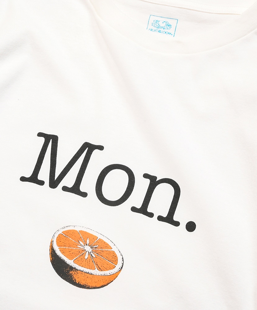 One Week S/S Tee (Mon) White/ホワイト L(MEN)