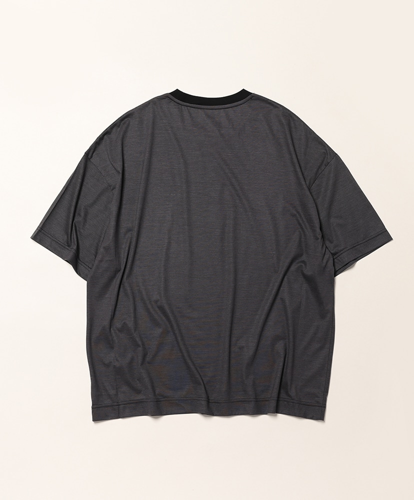 32G Wool Stripe SS Tee Charcoal/チャコール L(MEN)