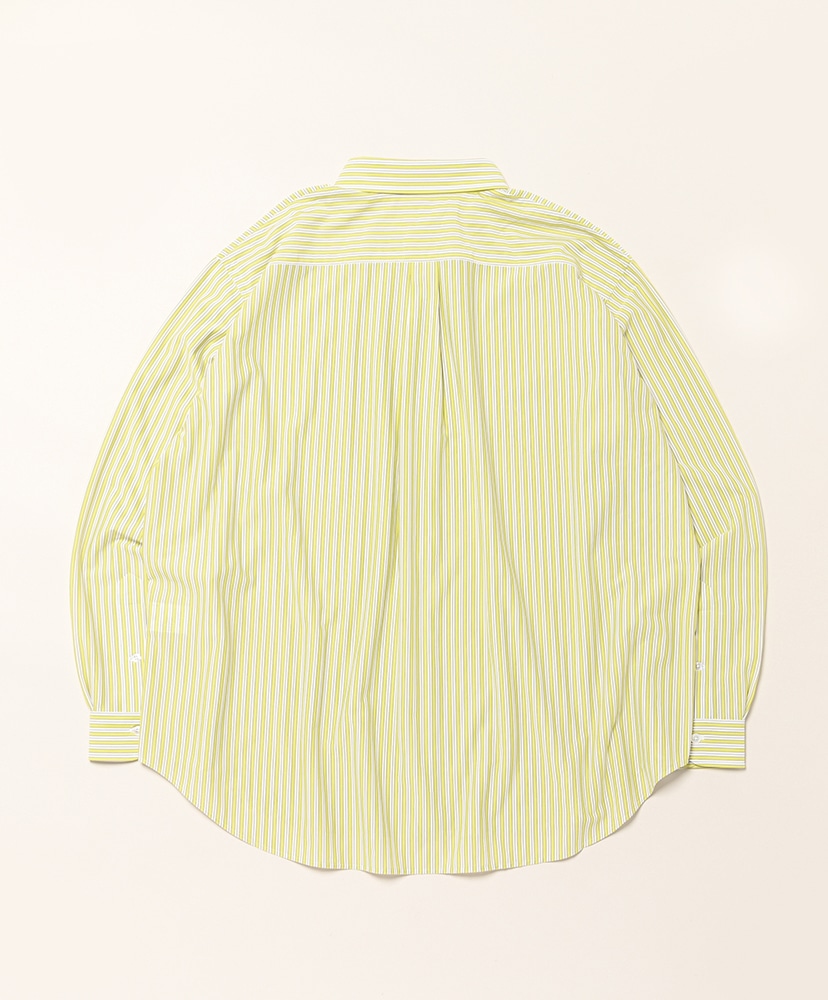 46G Stripe Atmosphere Shirt Yellow Black/イエローブラック L(MEN)