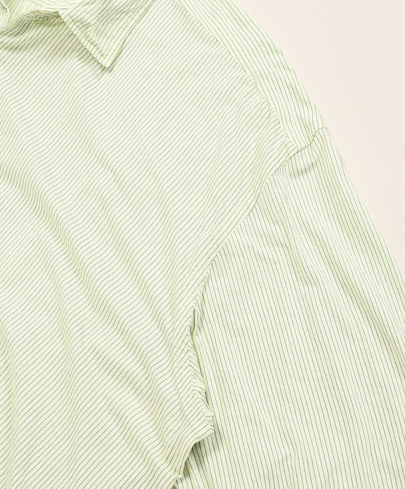 46G Stripe Artisan Shirt Yellow Blue Dye/イエローブルーダイ L(MEN)