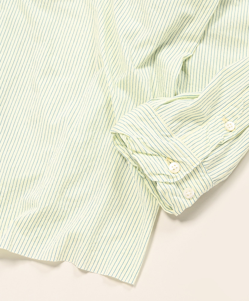 46G Stripe Artisan Shirt Yellow Blue Dye/イエローブルーダイ L(MEN)