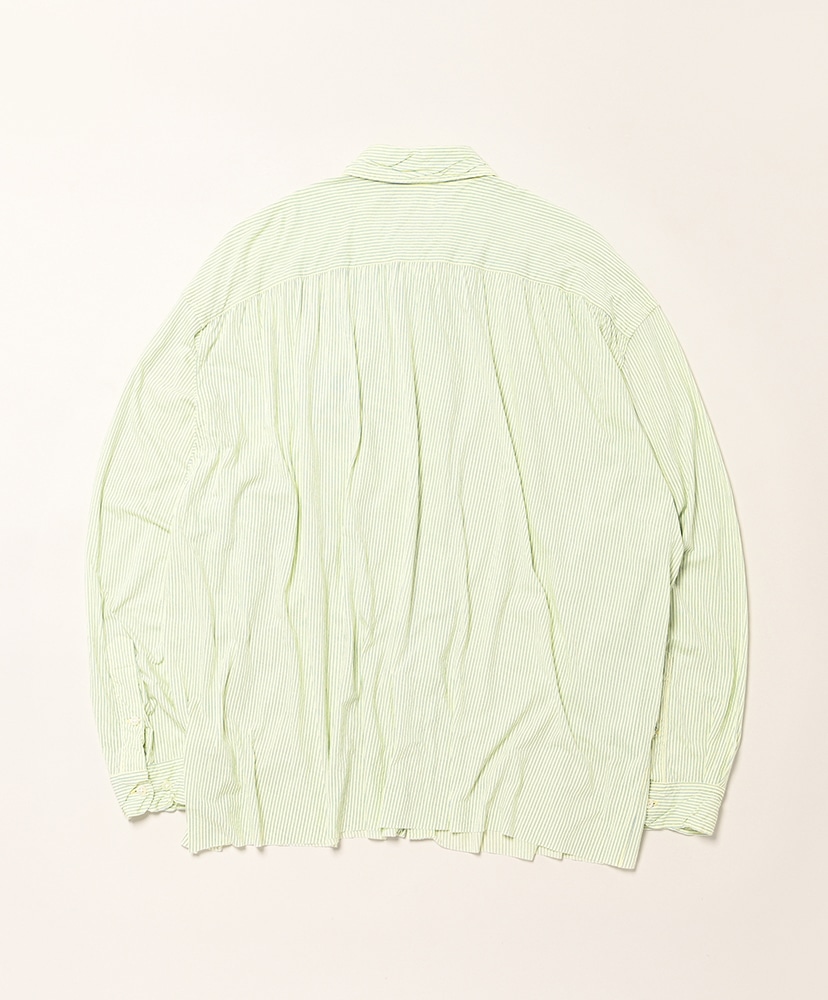 46G Stripe Artisan Shirt Yellow Blue Dye/イエローブルーダイ L(MEN)