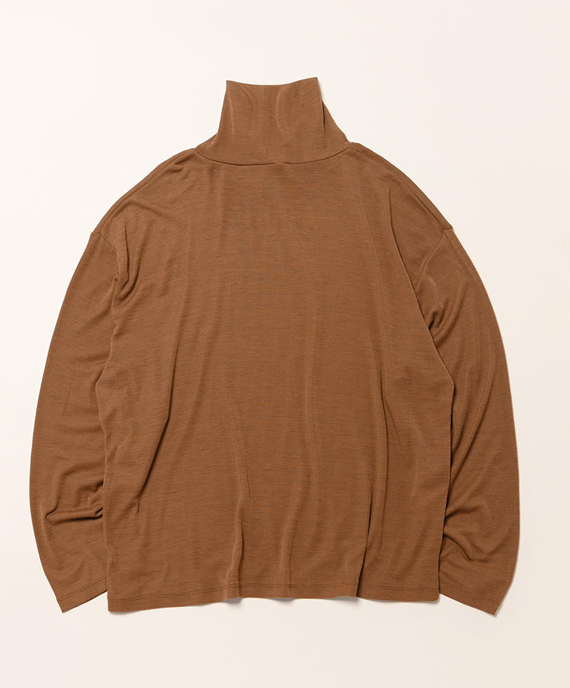 18G Wool Turtleneck Brown/ブラウン M(MEN)