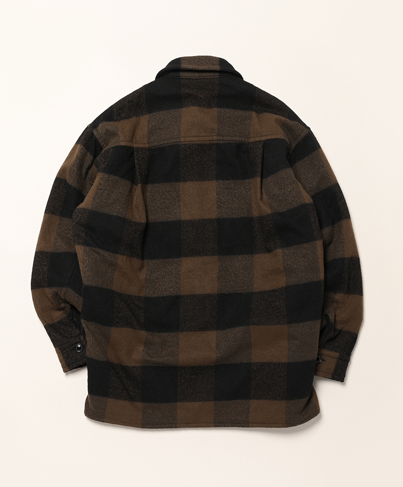 Outer Overshirt With Detachable Liner Brownバッファローチェック/ブラウンバッファローチェック 36(MEN)
