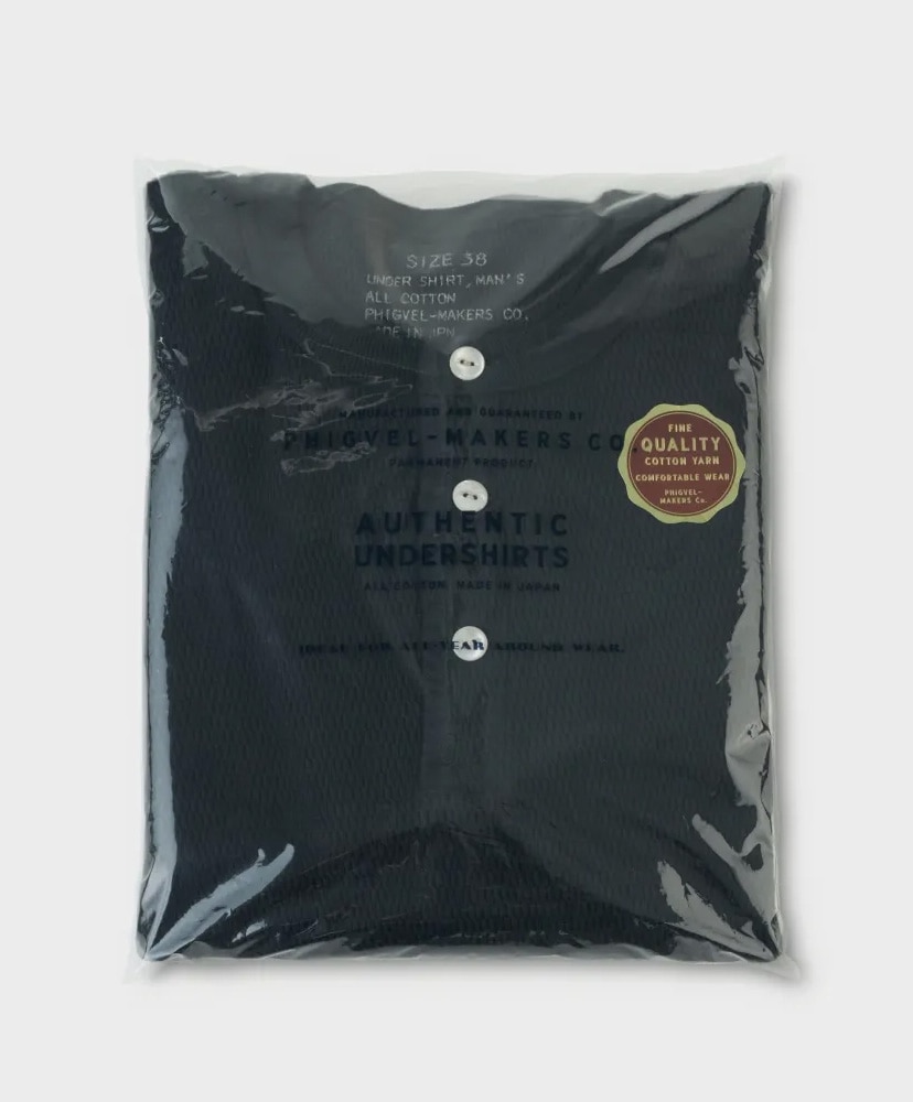Thermal Henley Top Ink Black/インクブラック 2(MEN)