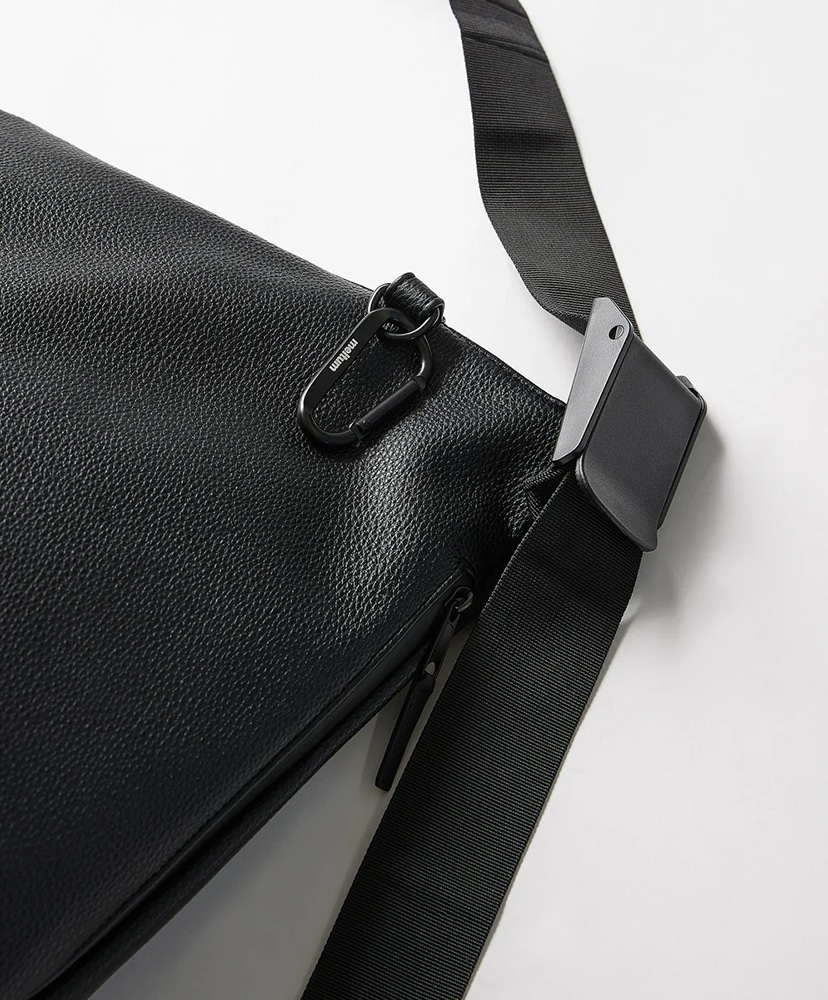 Leather Messenger Bag Black/ブラック FREE