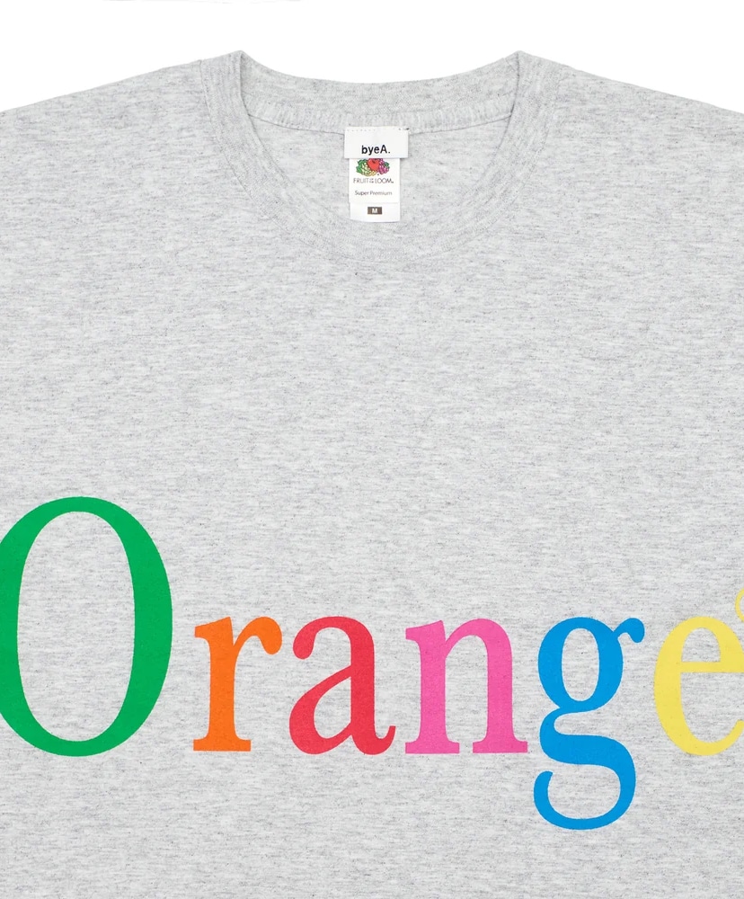 NOT APPLE Tee Orange - Fruit of the Loom Edition Gray/グレー L(MEN)