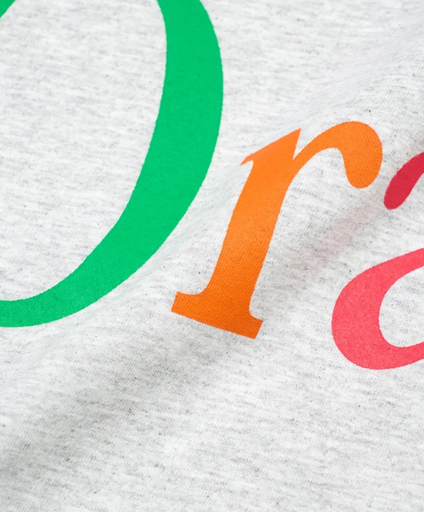 NOT APPLE Tee Orange - Fruit of the Loom Edition Gray/グレー L(MEN)