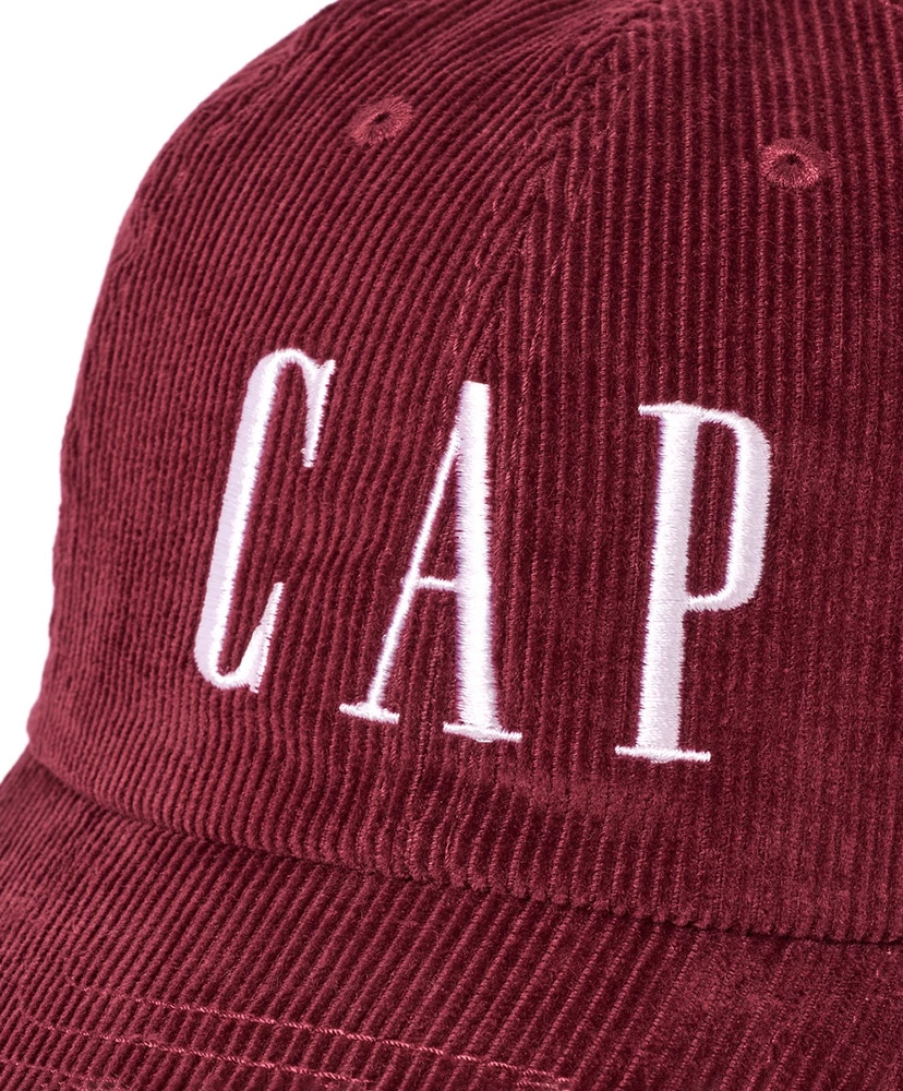 CAP CAP CORDUROY Burgundy/バーガンディ F(UNISEX)
