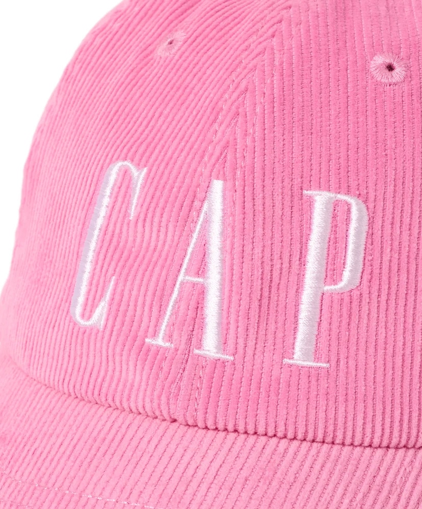 CAP CAP CORDUROY Pink/ピンク F(UNISEX)