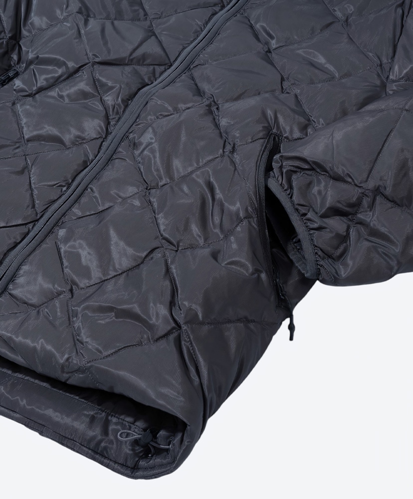 Base LT Down Hooded Jacket Charcoal Black/チャコールブラック L(MEN)
