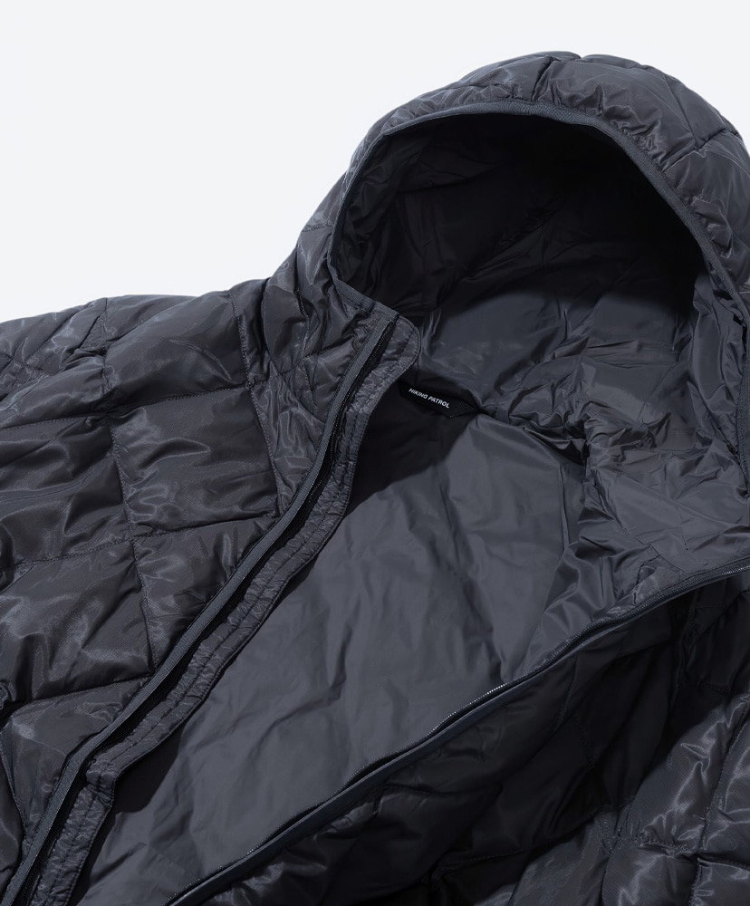 Base LT Down Hooded Jacket Charcoal Black/チャコールブラック L(MEN)
