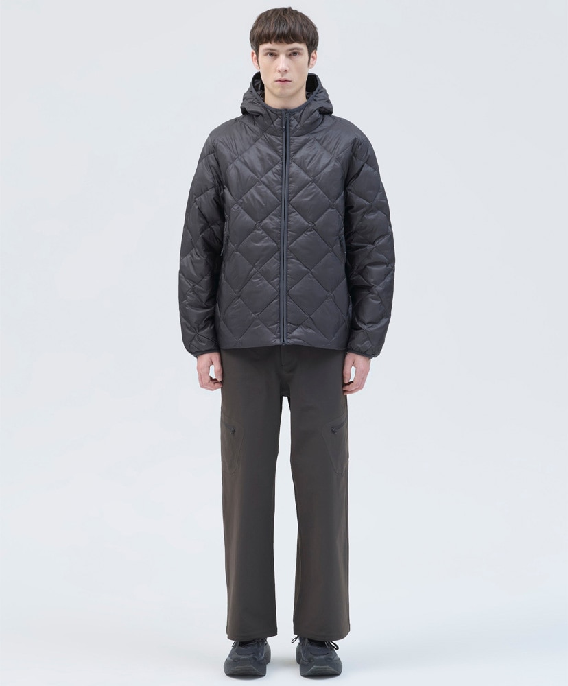 Base LT Down Hooded Jacket Charcoal Black/チャコールブラック L(MEN)