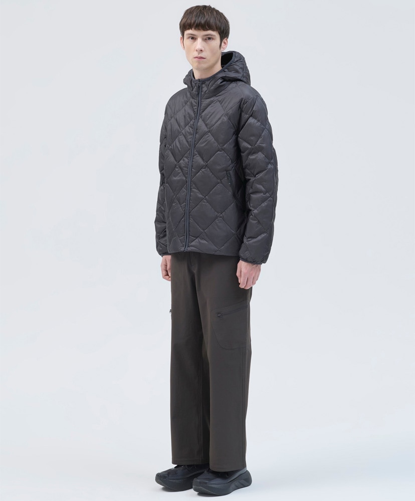 Base LT Down Hooded Jacket Charcoal Black/チャコールブラック L(MEN)