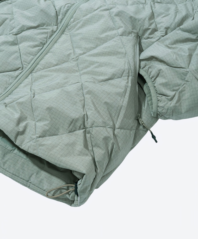 Base Grid LT Down Hooded Jacket Thyme/タイム L(MEN)