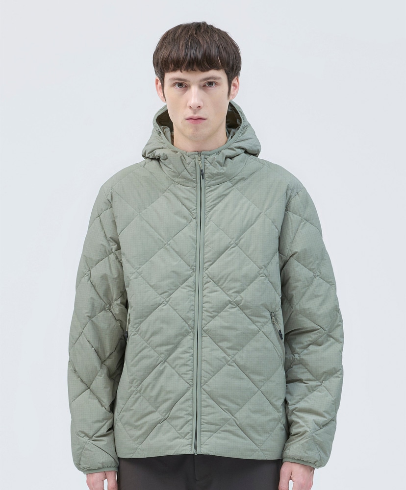 Base Grid LT Down Hooded Jacket Thyme/タイム L(MEN)