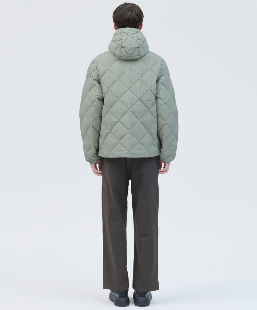 Base Grid LT Down Hooded Jacket Thyme/タイム L(MEN)