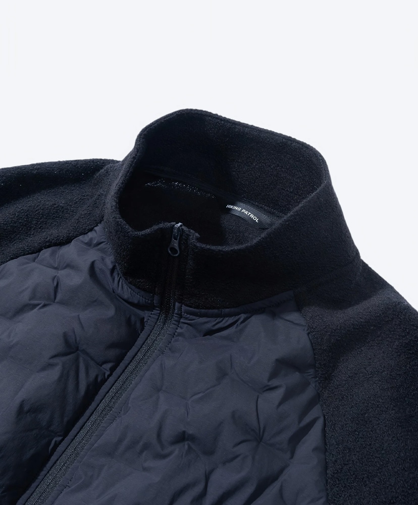 Path Hybrid Knitted Padded Jacket Black/ブラック L(MEN)