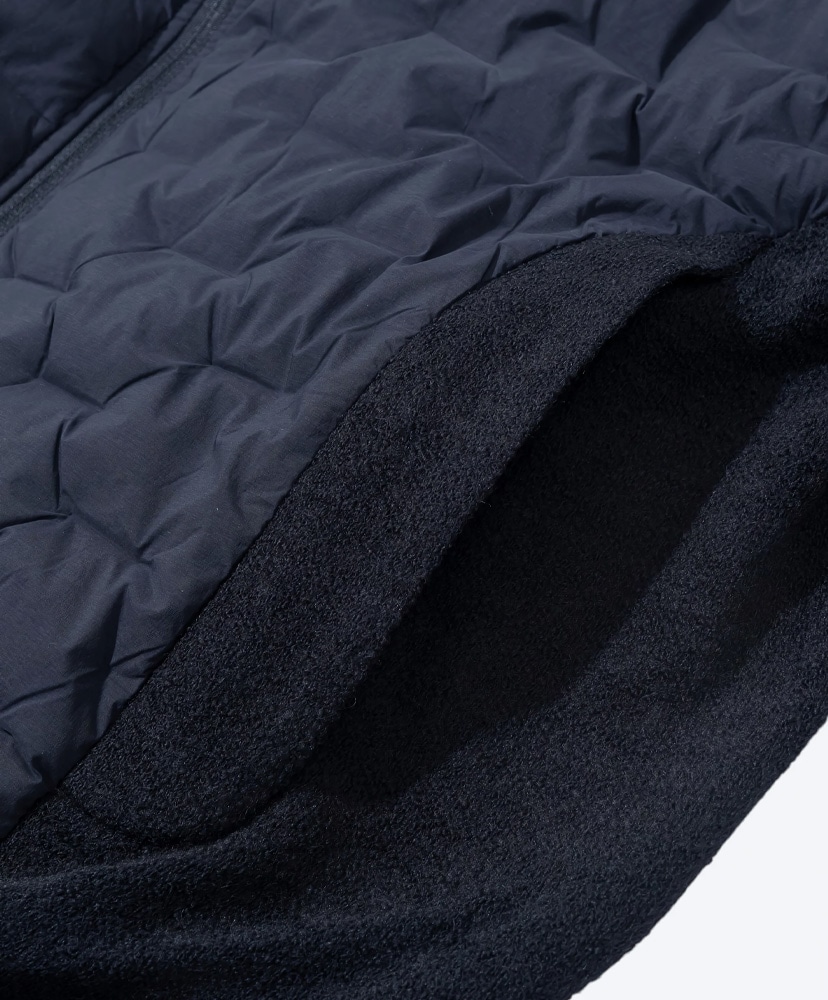 Path Hybrid Knitted Padded Jacket Black/ブラック L(MEN)