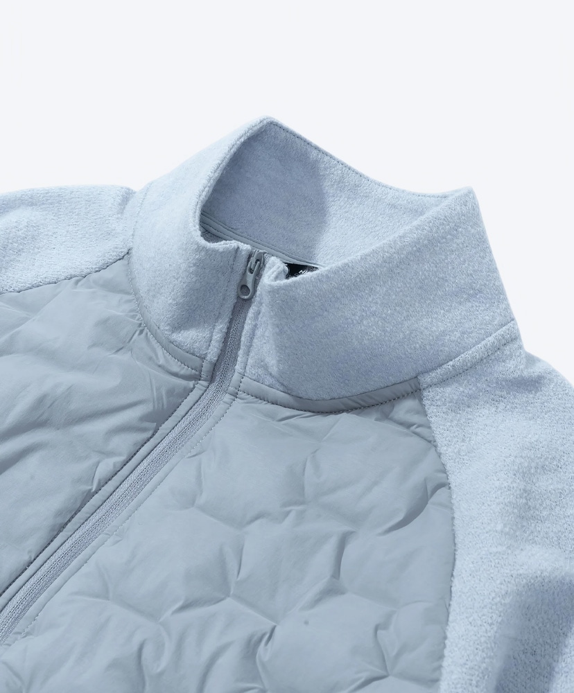 Path Hybrid Knitted Padded Jacket LT Grey/ライトグレー L(MEN)
