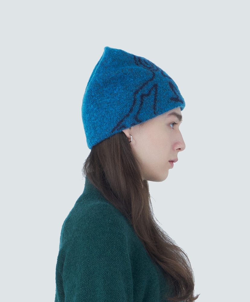 Exploration Mohair Mixed Beanie Blue/ブルー OS