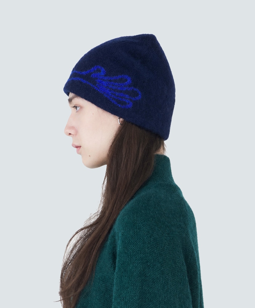 Exploration Mohair Mixed Beanie DK Navy/DK ネイビー OS
