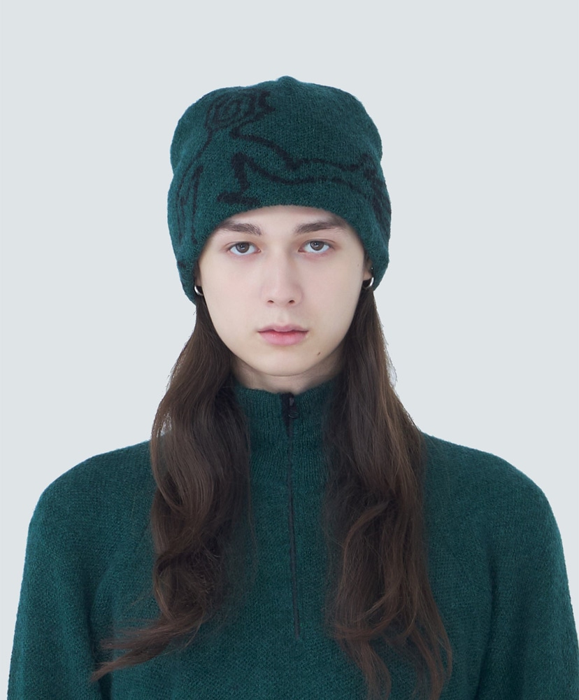 Exploration Mohair Mixed Beanie Forest Green/フォレストグリーン OS