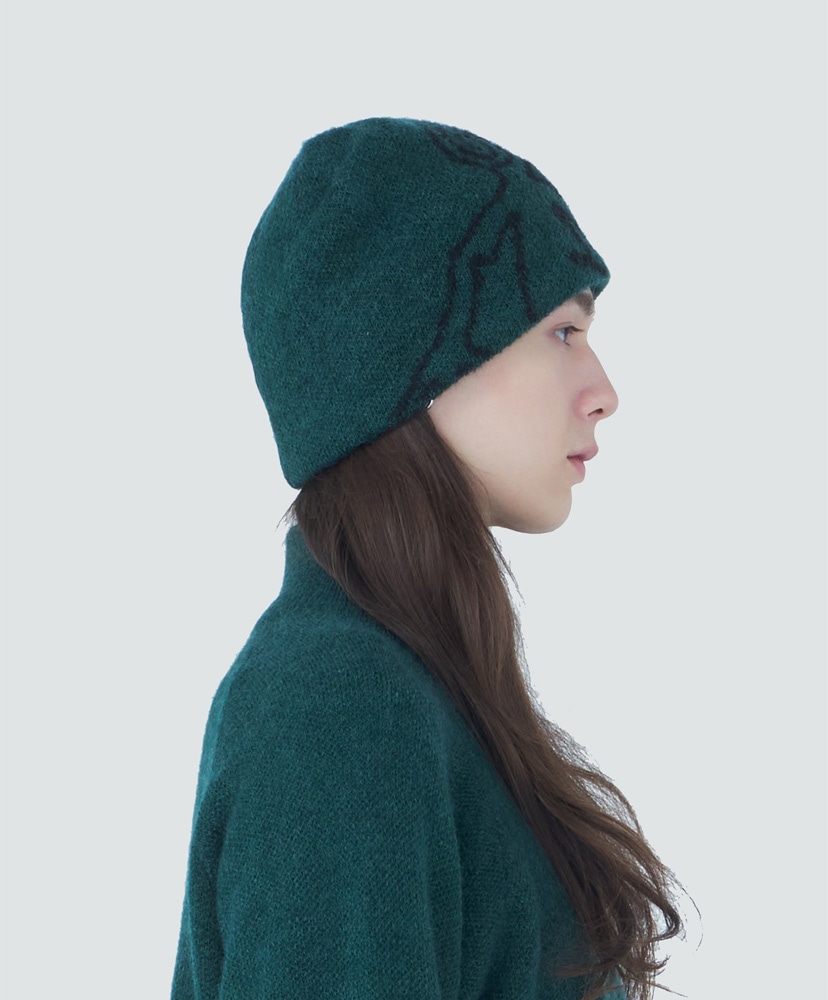 Exploration Mohair Mixed Beanie Forest Green/フォレストグリーン OS