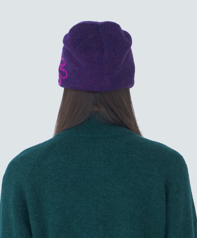Exploration Mohair Mixed Beanie Purple/パープル OS