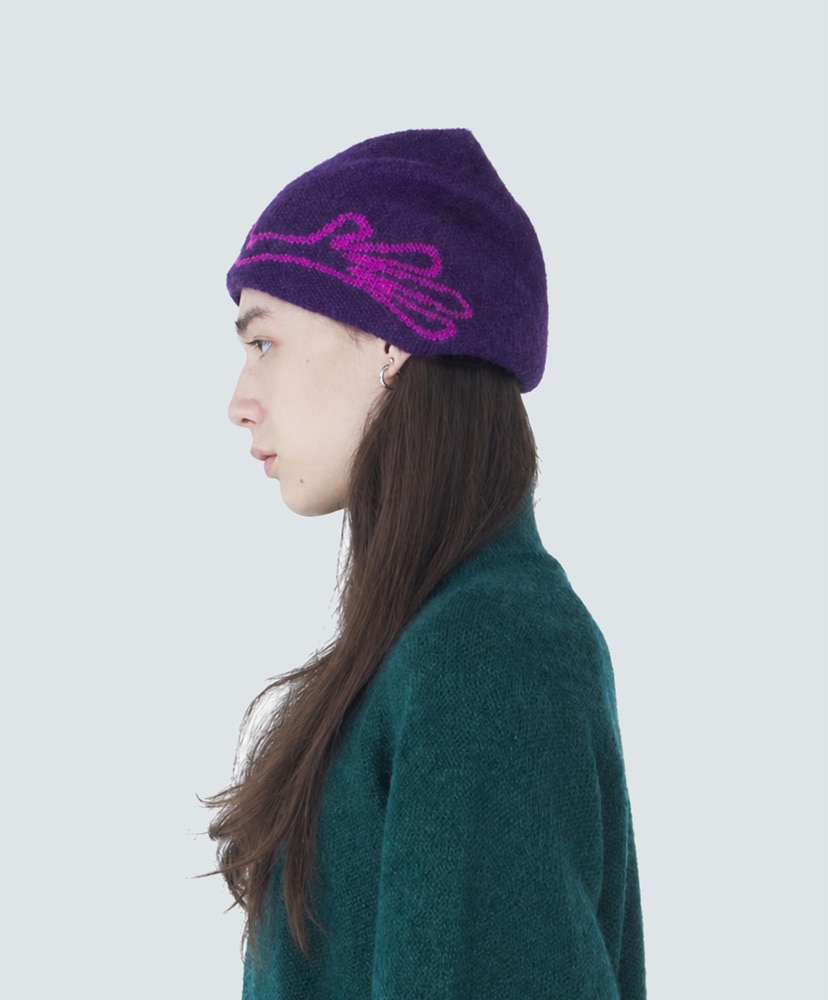 Exploration Mohair Mixed Beanie Purple/パープル OS