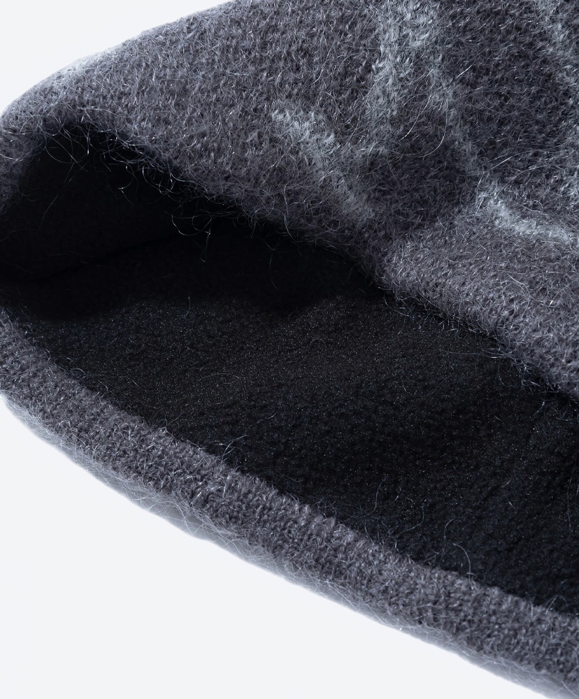Exploration Mohair Mixed Beanie Slate Brown/スレートブラウン OS