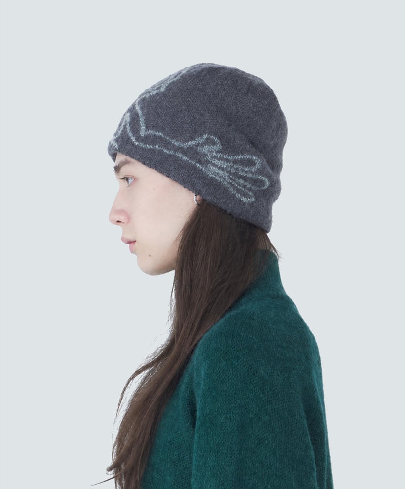 Exploration Mohair Mixed Beanie Slate Brown/スレートブラウン OS