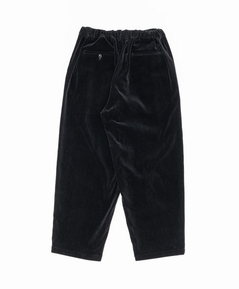 Double Pleated Wide Easy Pants Black/ブラック M(MEN)