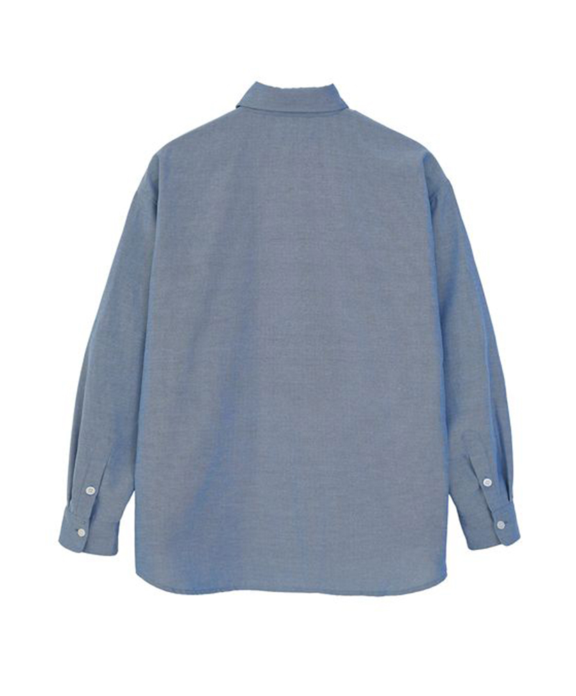 Structured Side Pocket Shirts Blue/ブルー L(MEN)
