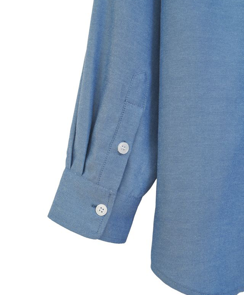 Structured Side Pocket Shirts Blue/ブルー L(MEN)
