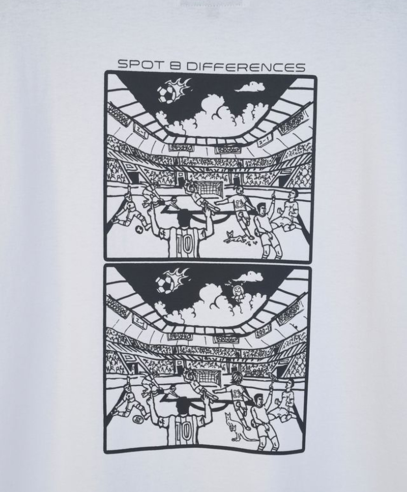 Spot The Difference Soccer Tee White/ホワイト L(MEN)
