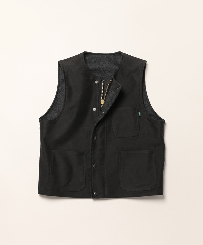 Reversible Work Vest Black/ブラック 2(MEN)