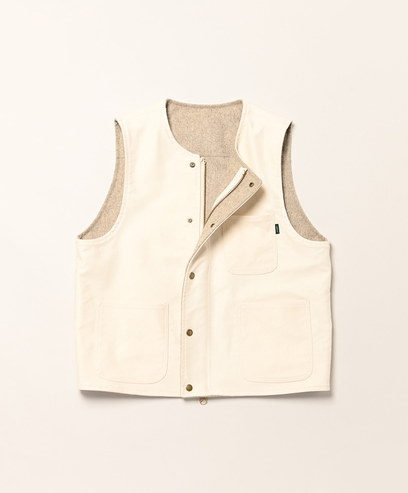 Reversible Work Vest Natural/ナチュラル 2(MEN)