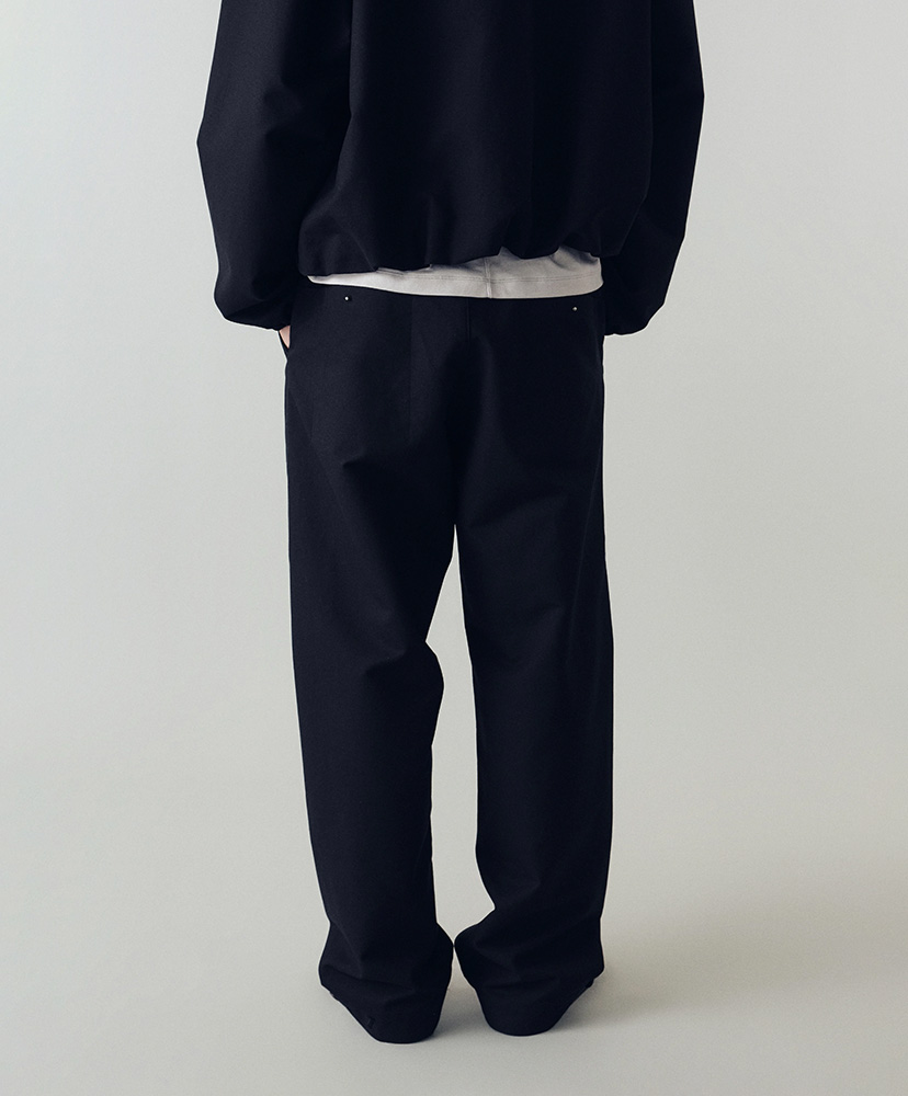 Cohen Relaxed Trousers in Technical Cotton Black/ブラック 46(MEN)