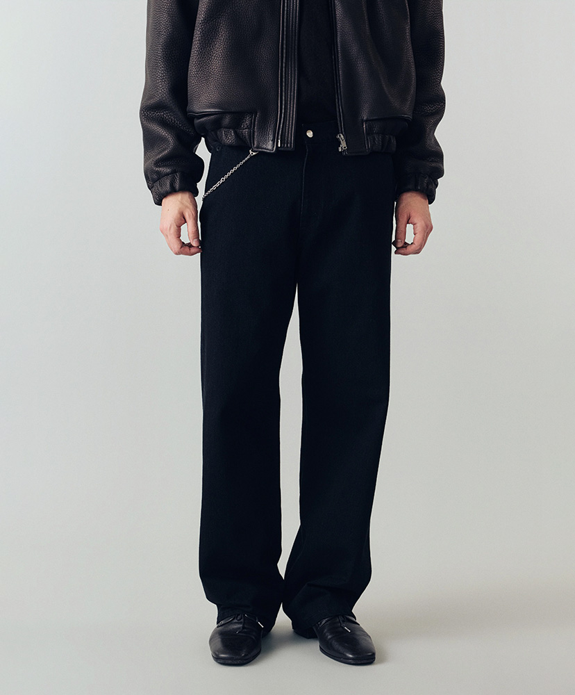 Cole Studded Jeans in Organic Cotton Black/ブラック 48(MEN)