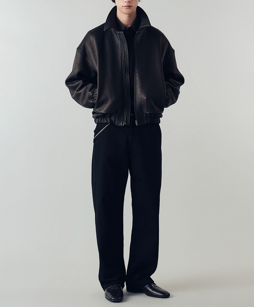Cole Studded Jeans in Organic Cotton Black/ブラック 48(MEN)