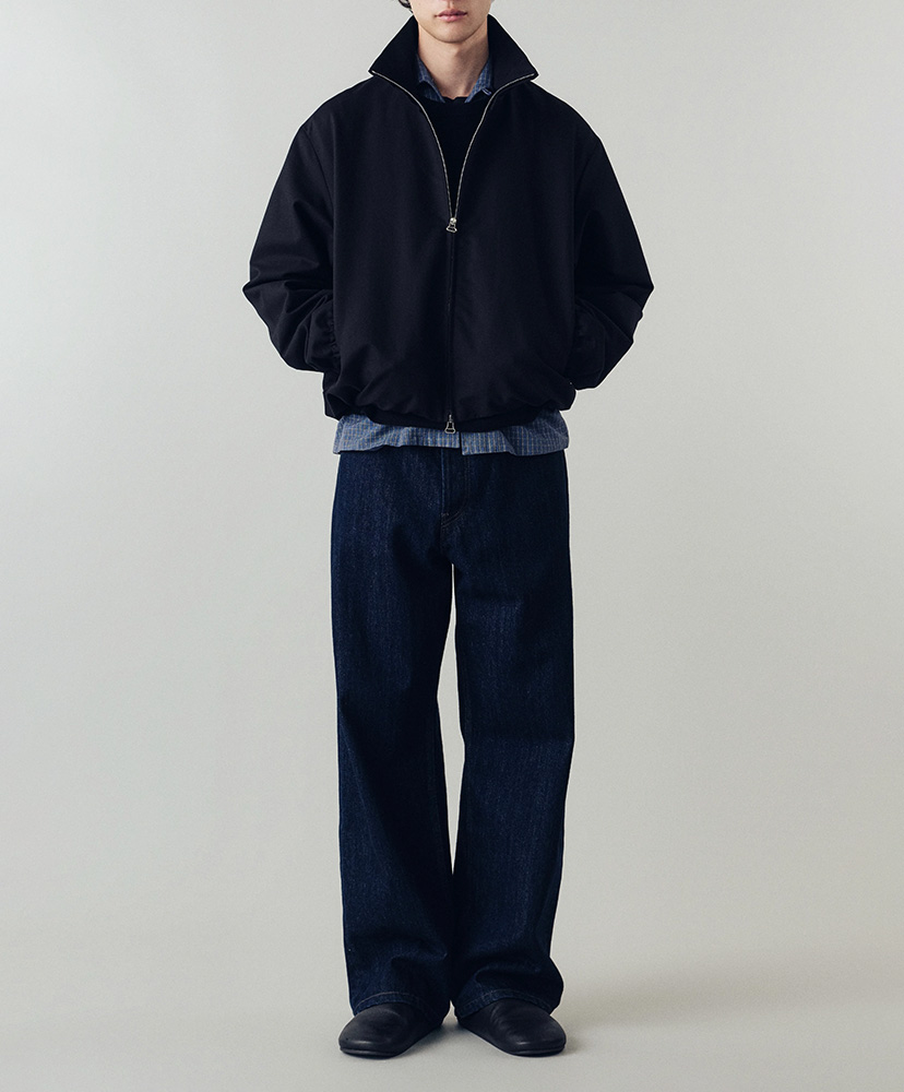 Caviar Track Jacket in Technical Cotton Black/ブラック 44(MEN)