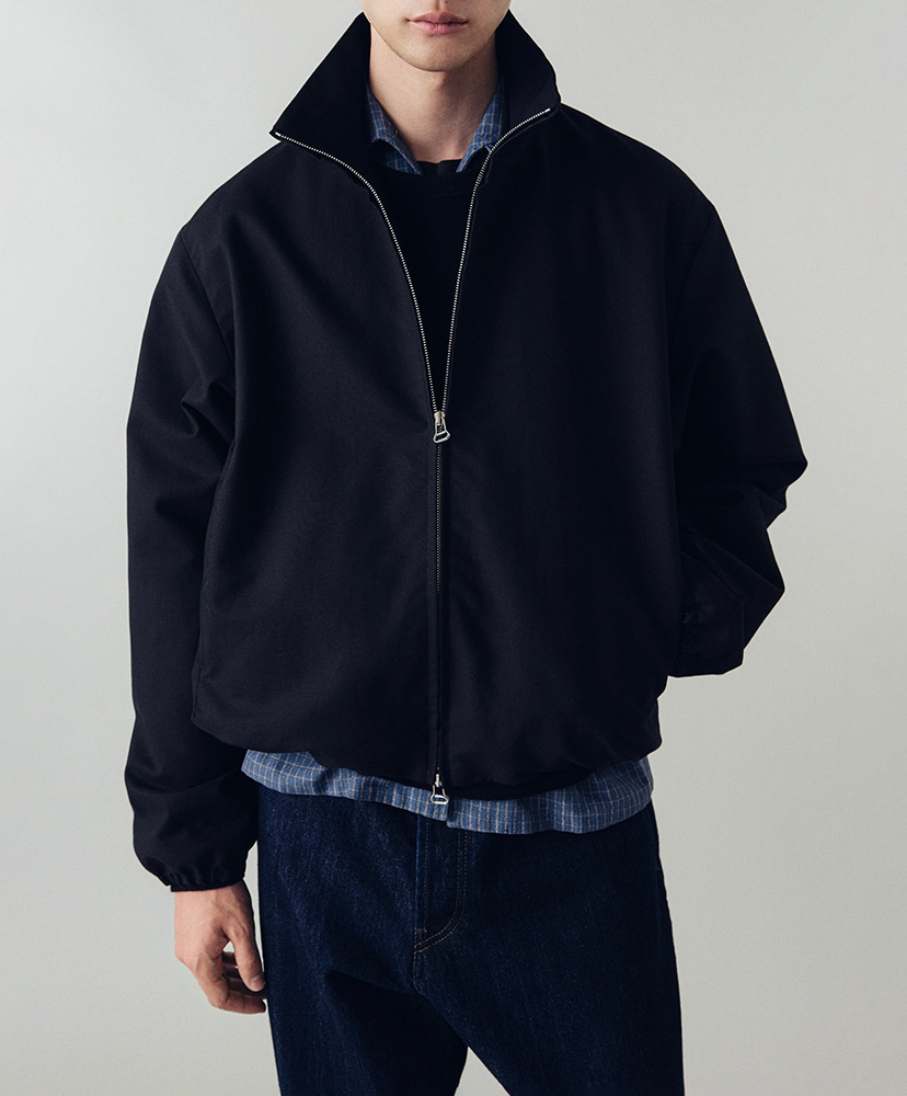 Caviar Track Jacket in Technical Cotton Black/ブラック 44(MEN)