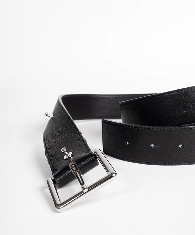 Linea Studded Belt Black/ブラック OS(MEN)