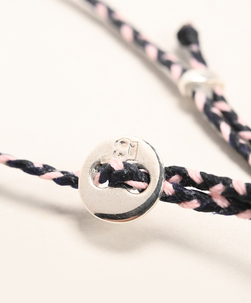 Signiture Thin Cord Anklet SS Indigo & Light Pink/インディゴ&ライトピンク ONE