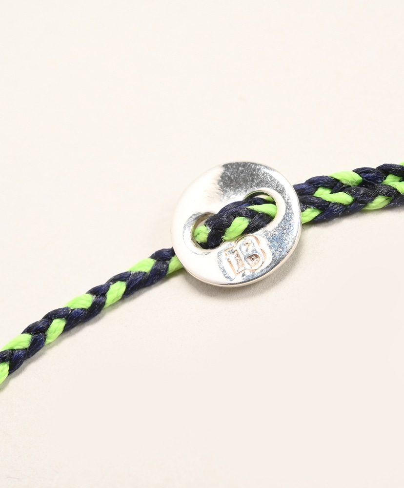 Signiture Thin Cord Anklet SS Indigo & Neon Green/インディゴ＆ネオングリーン ONE